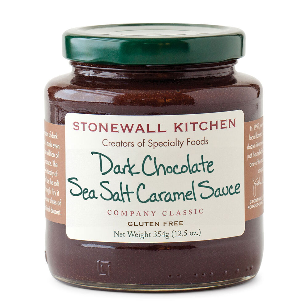 Dark Chocolate Sea Salt Caramel Sauce- Stonewall