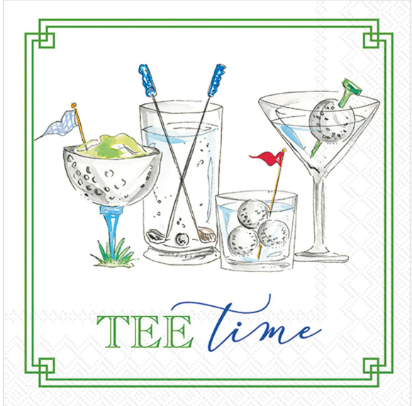 Tee-Time Cocktail Napkin