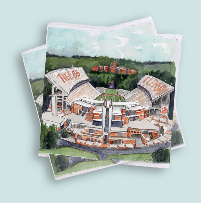 Death Valley Stadium Cocktail Napkin