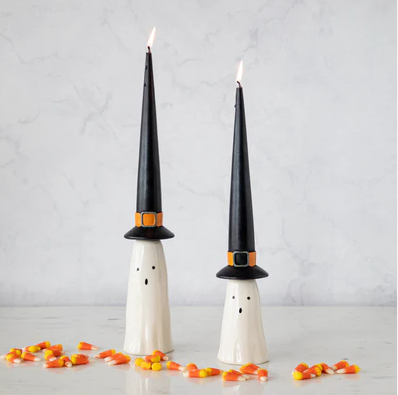 Witch Ghost Tapers- Set of 2