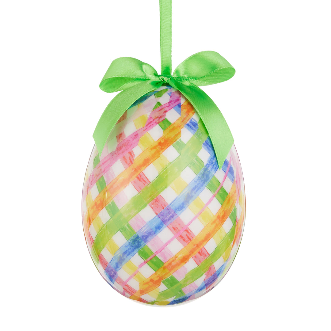 4.5" Sweet Weave Egg Ornament
