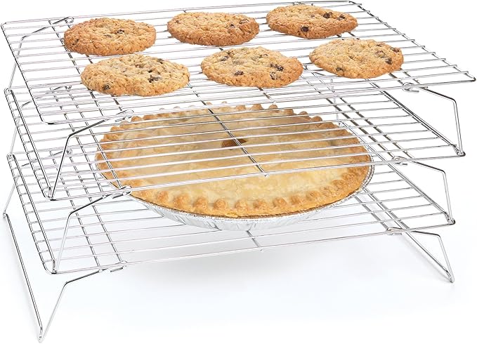 3-Piece Stackable Cooling Rack