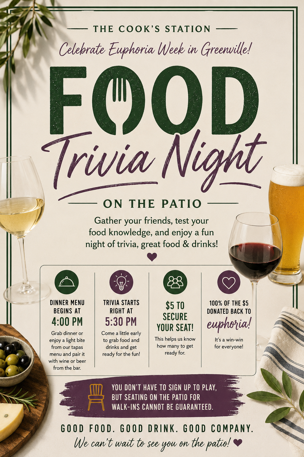 Classes, Dinners, Flights
