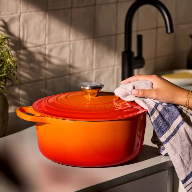 Le Creuset 5.5 Quart Round Dutch Oven in Flame