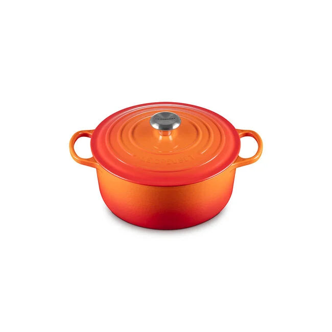 Le Creuset 5.5 Quart Round Dutch Oven in Flame