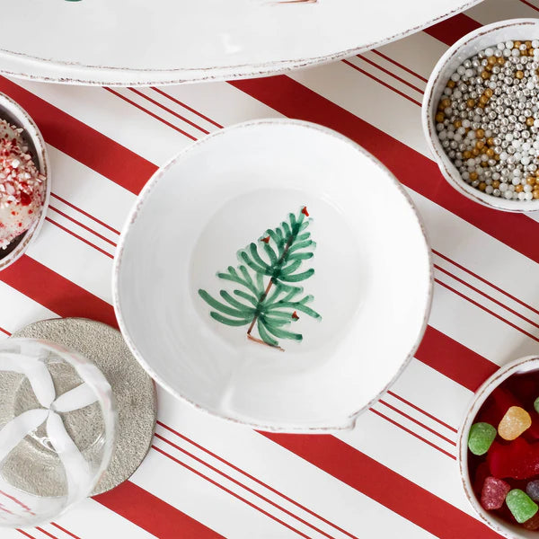 VIETRI Lastra Melamine Holiday Stacking Cereal Bowl