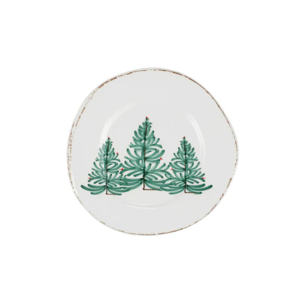 VIETRI Lastra Melamine Holiday Salad Plate