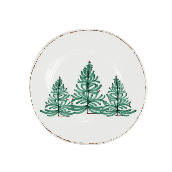 VIETRI Lastra Melamine Holiday Dinner Plate