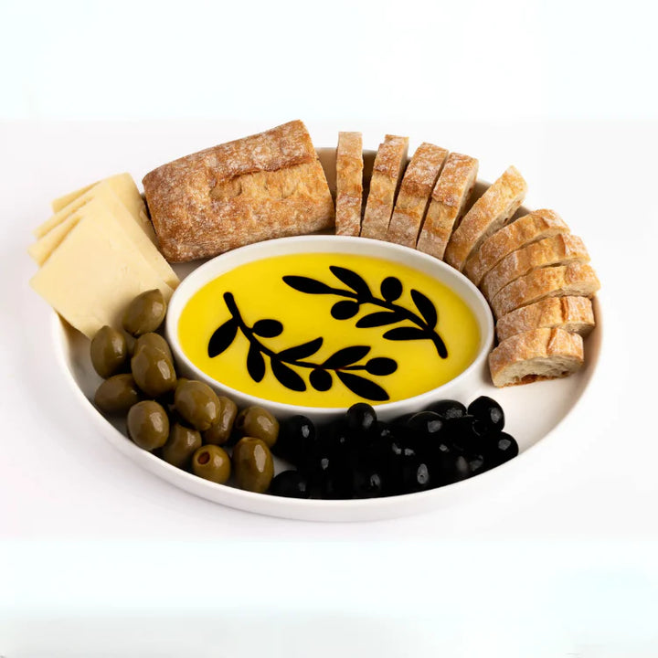 Jeanne Fitz Olive Oil & Vinegar Dipping Tray