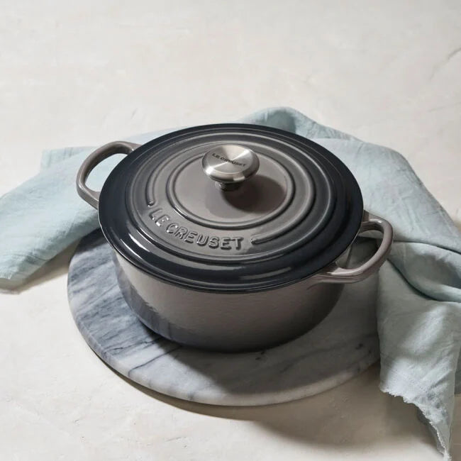 Le Creuset 5.5 Quart Round Dutch Oven in Oyster