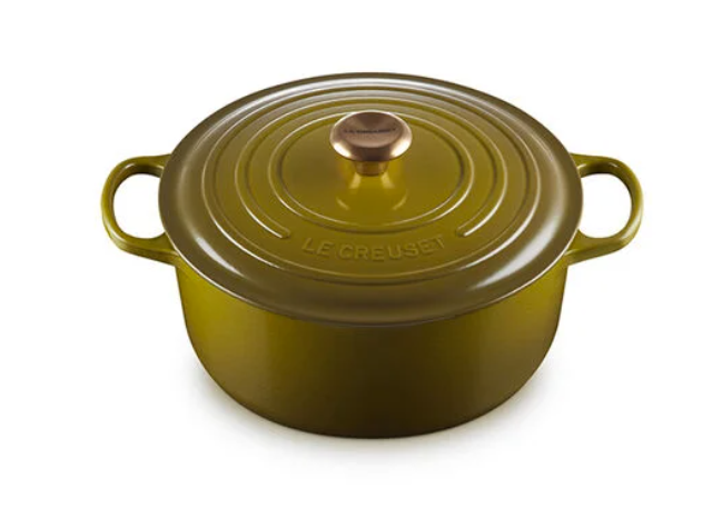 7.25qt Round Dutch Oven: Olive