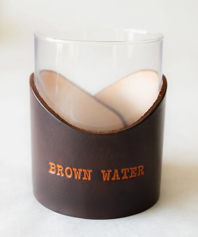 BROWN WATER LEATHER LOWBALL