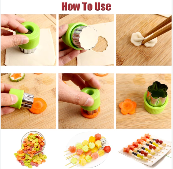 Mini Fruit & Veggie Cutters