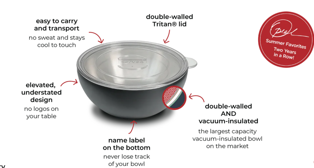 Large Serving Bowl (white)- SERVED