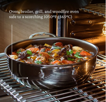 NanoBond Stainless Steel 5qt Dutch Oven with Lid