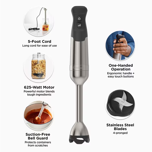 Vitamix: White 5- Speed Immersion Blender