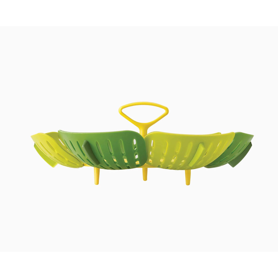 Joseph Joseph Bloom Folding Steamer Basket, Green
