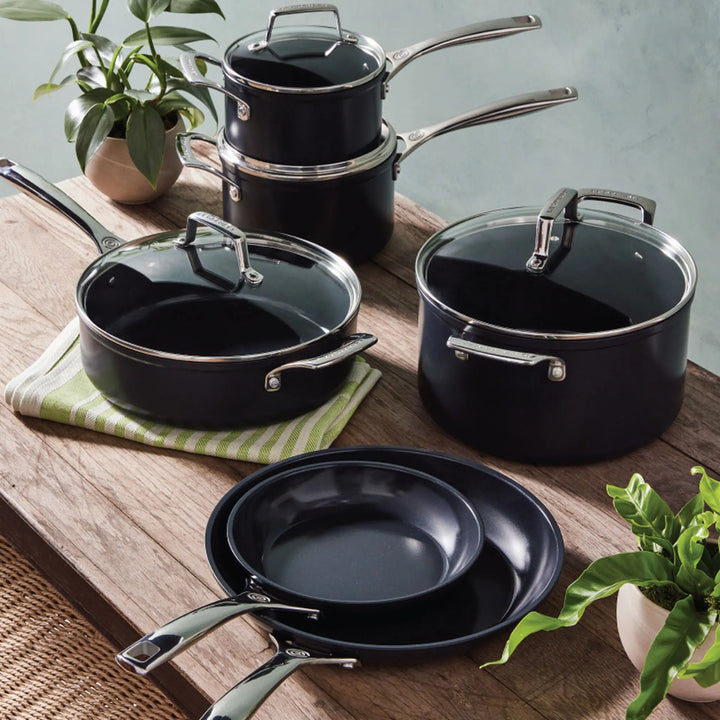 Le Creuset Essential Non-Stick Ceramic 10-Piece Cookware Set
