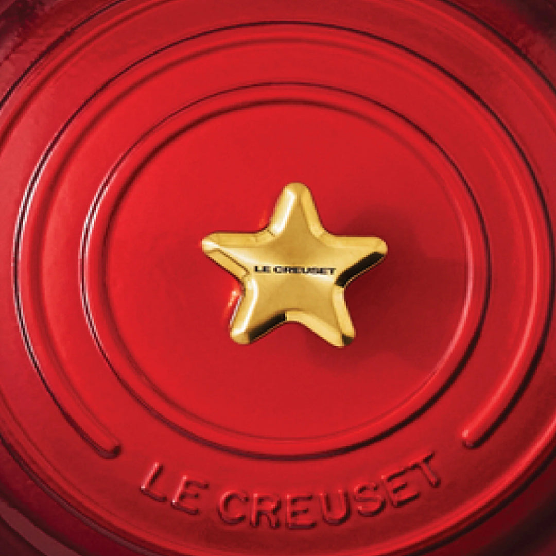Le Creuset Gold Star Heart Knob, Small (37mm)