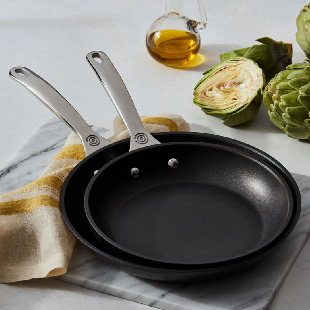 Le Creuset Toughened Non-Stick PRO 2-Piece Fry Pan Set, 9.5" & 11"