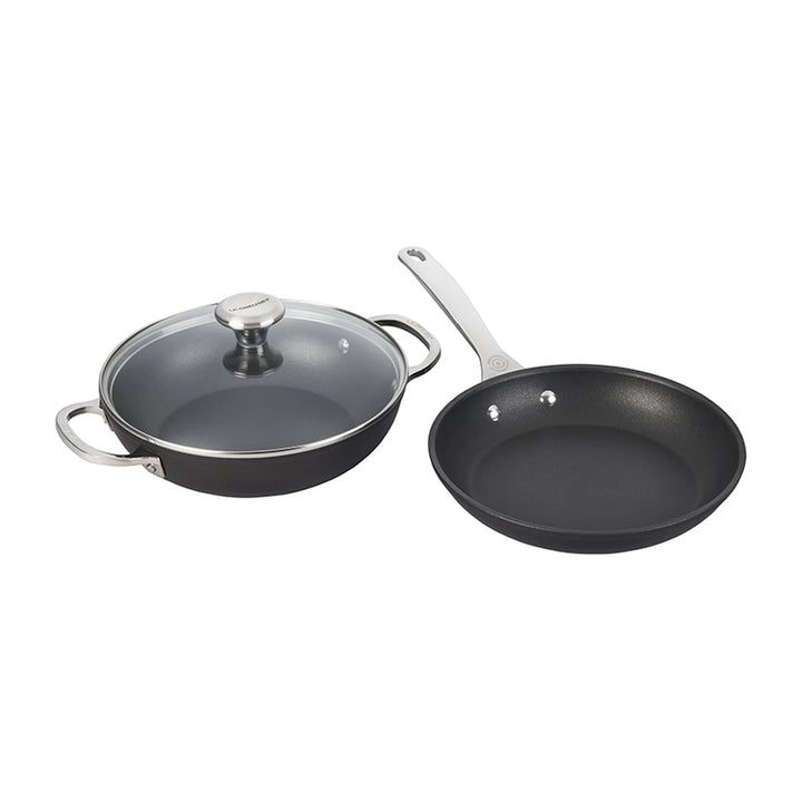 Le Creuset Toughened Non-Stick PRO 9.5-inch fry pan and 2.5-quart braiser set