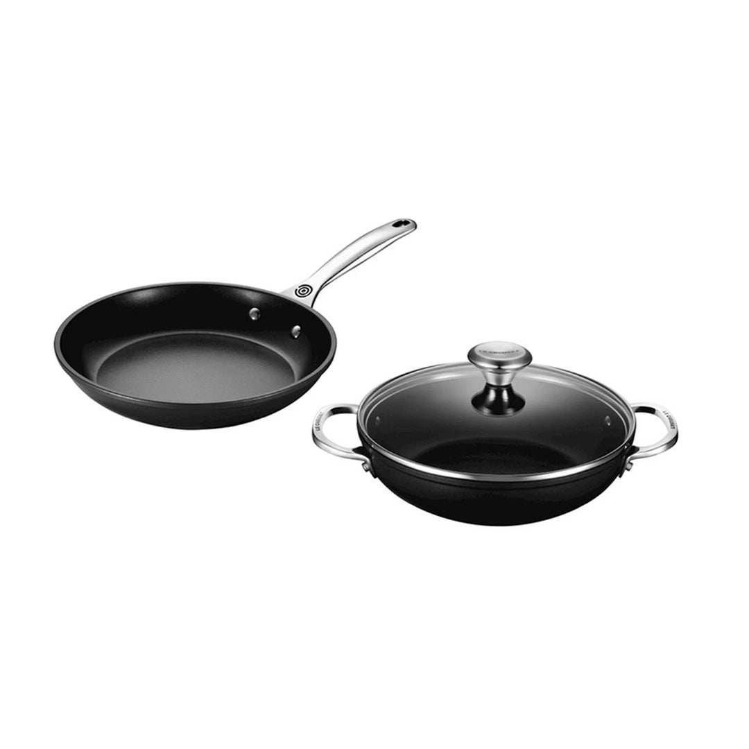 Le Creuset Toughened Non-Stick PRO 3-Piece Set, Fry Pan & Braiser