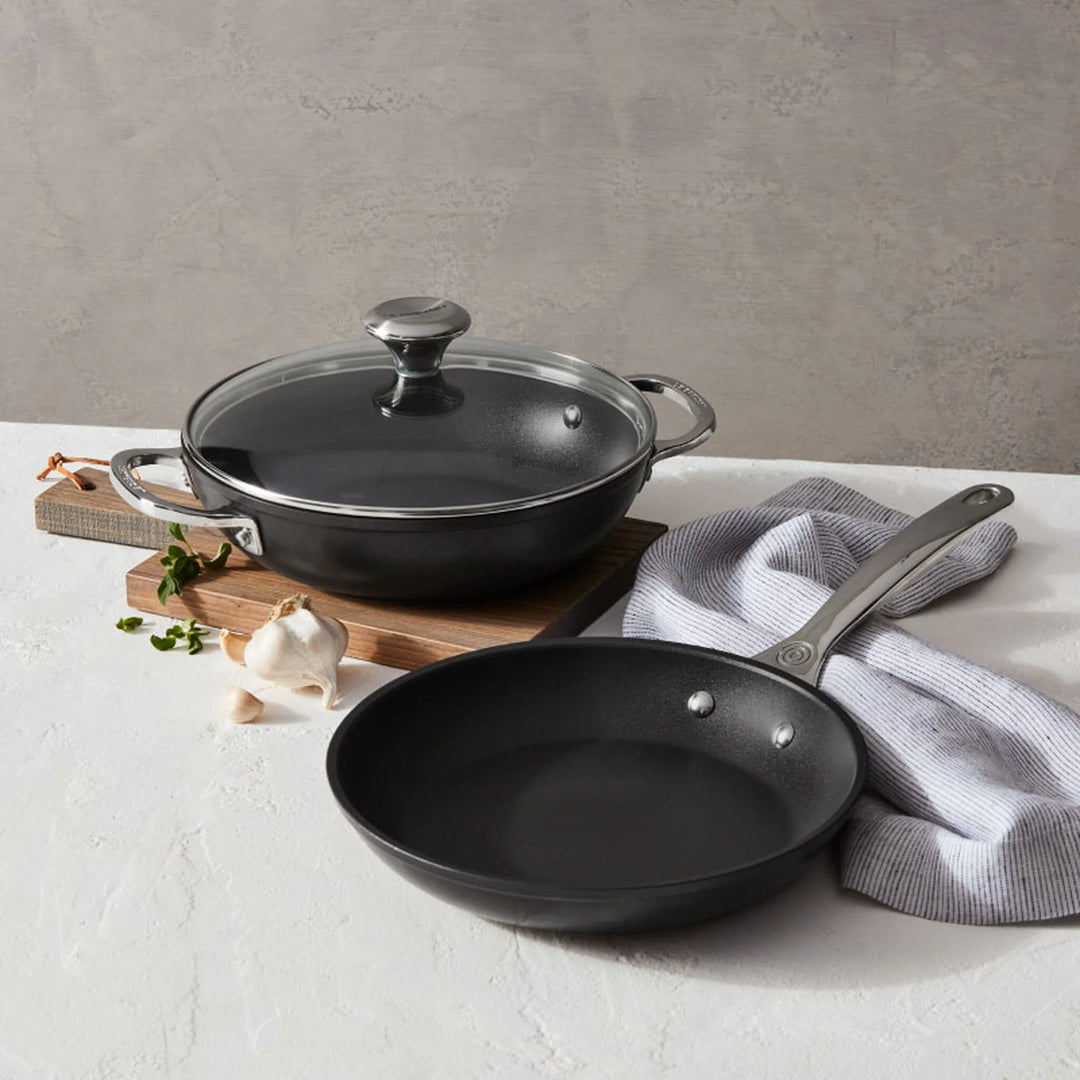 Le Creuset Toughened Non-Stick PRO 3-Piece Set, Fry Pan & Braiser