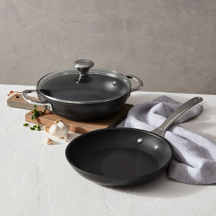Le Creuset Toughened Non-Stick PRO 3-Piece Set, Fry Pan & Braiser
