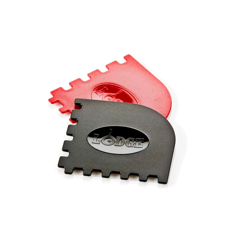 Lodge scraper pack, black and red