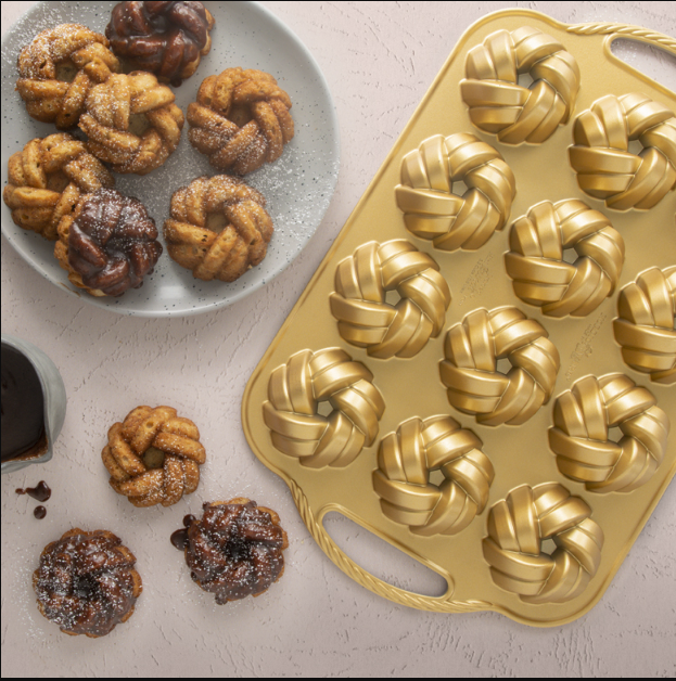 75th Anniversary Braided Mini Bundt® Pan- Nordic Ware