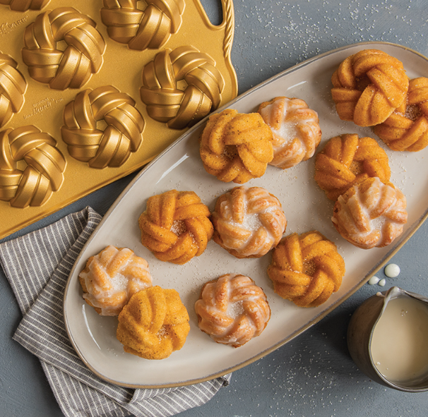 75th Anniversary Braided Mini Bundt® Pan- Nordic Ware