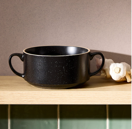 Black Soup Bowl