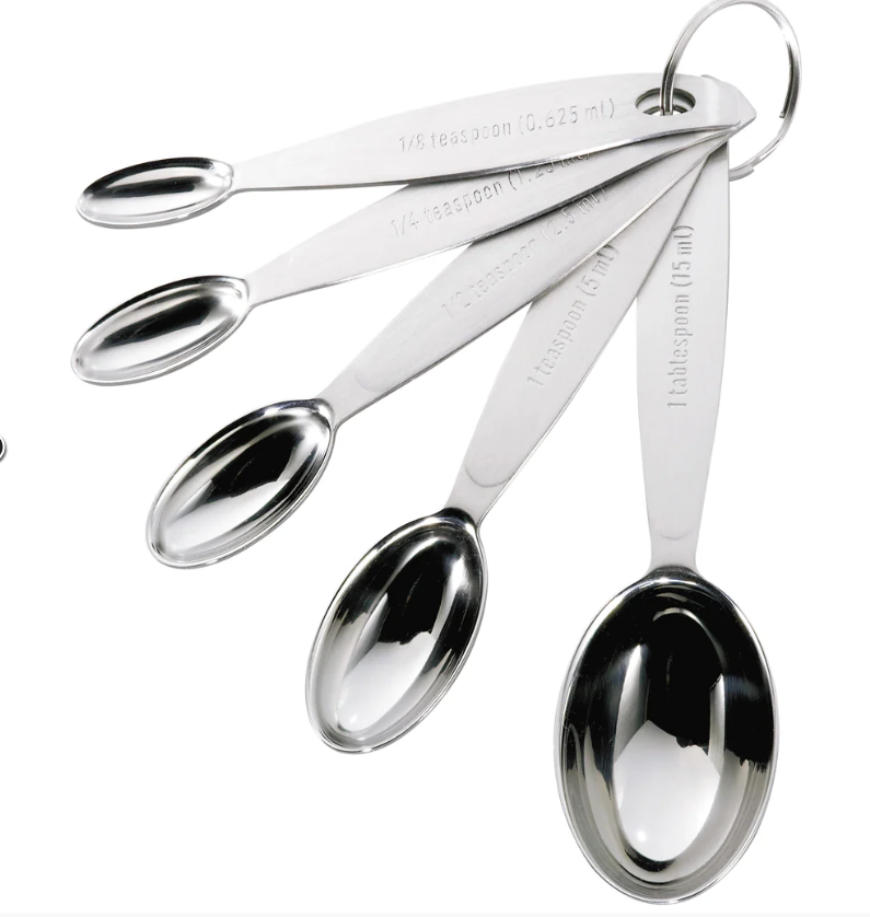 Stainless Steel 5-PC Measuring spoon set